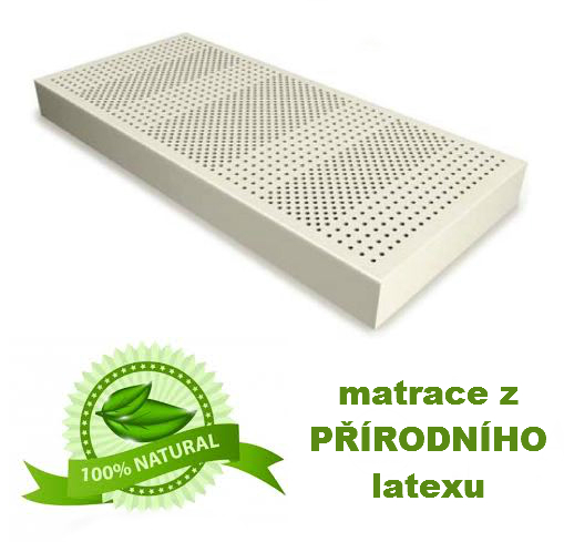 Přírodní latexová matrace Multizone 160 x 200 x 18 cm, nižší tvrdost, nt